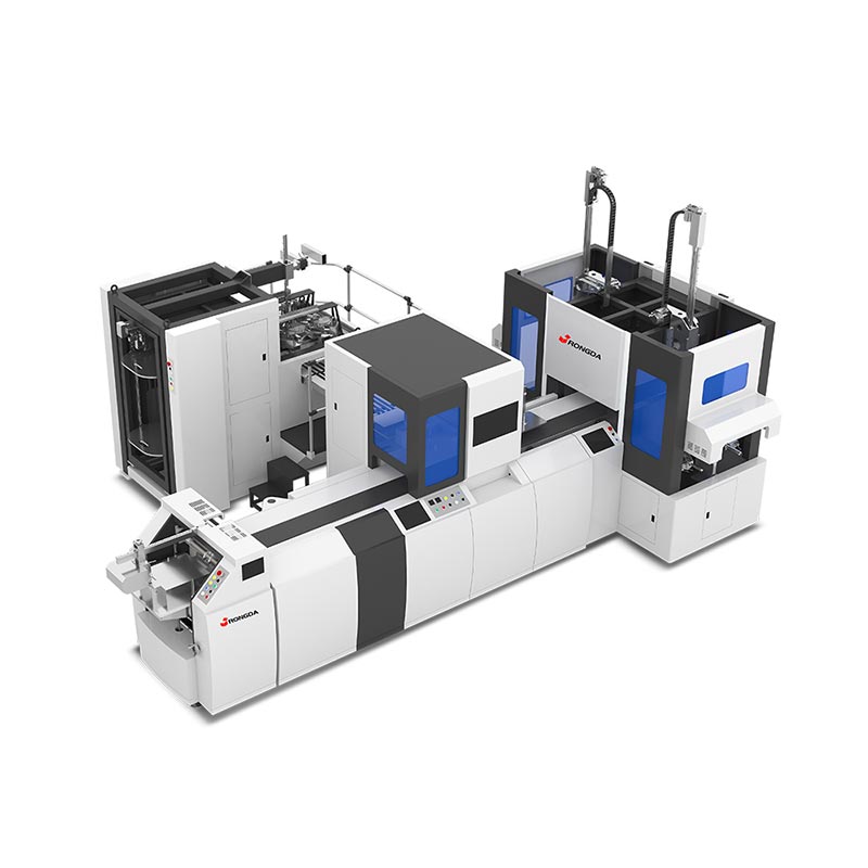 آلة صنع العلب الصلبة ذات المحطة المزدوجة الأوتوماتيكية